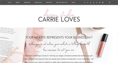 Desktop Screenshot of carrieloves.com